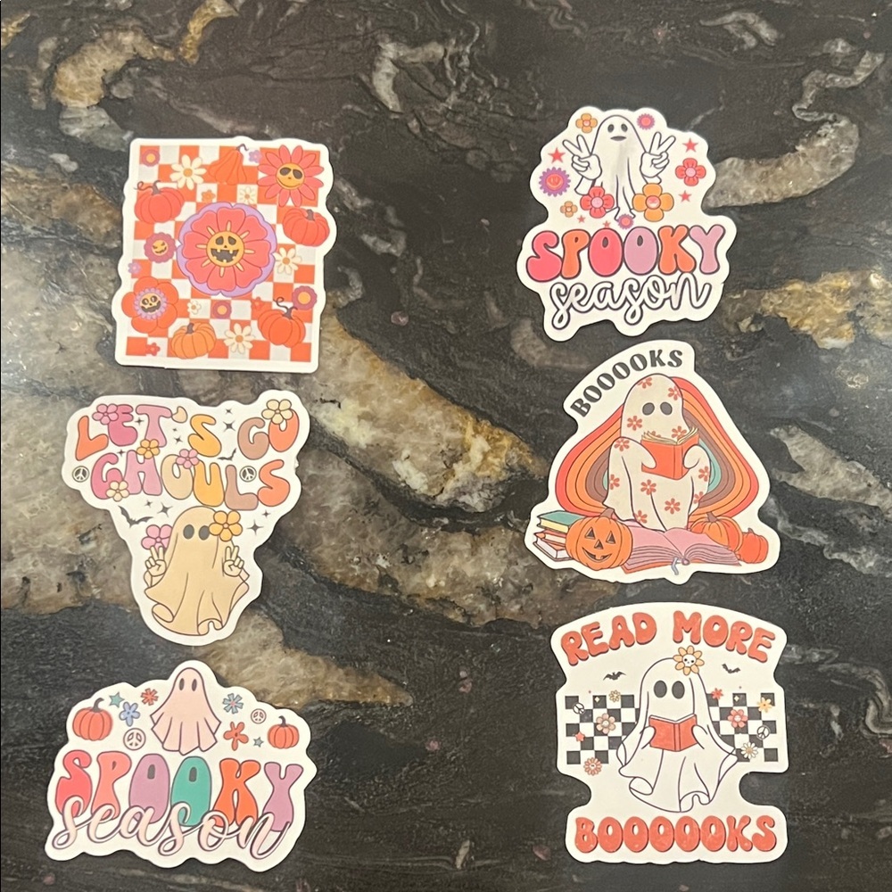 Halloween Ghost Sticker Set - Multicolor - Picture 2 of 2